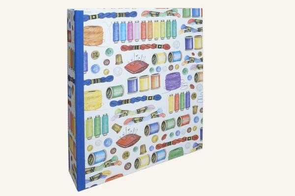 Ordner mit Motiven "Nadel und Faden"